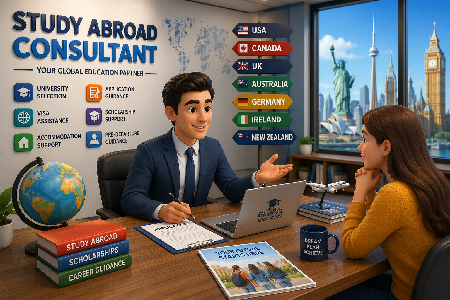 Study Abroad Consultant and Overseas Education Consultant: Expert Guidance Shapes the Future of Global Education